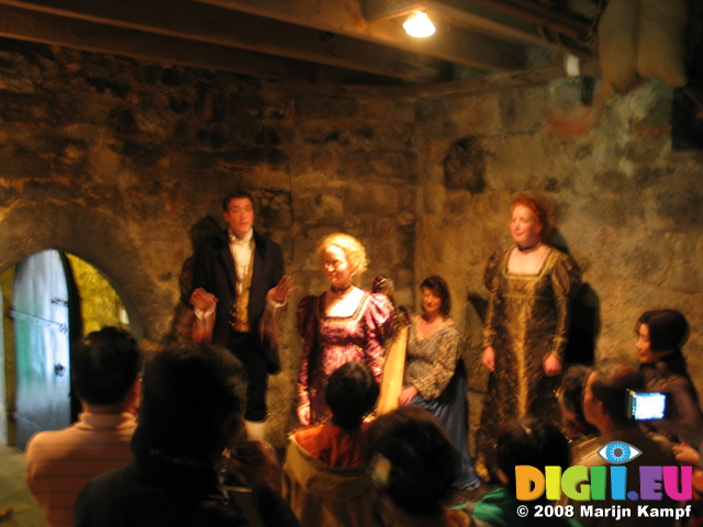 26946 Entertainers at Dunguaire Castle banquet